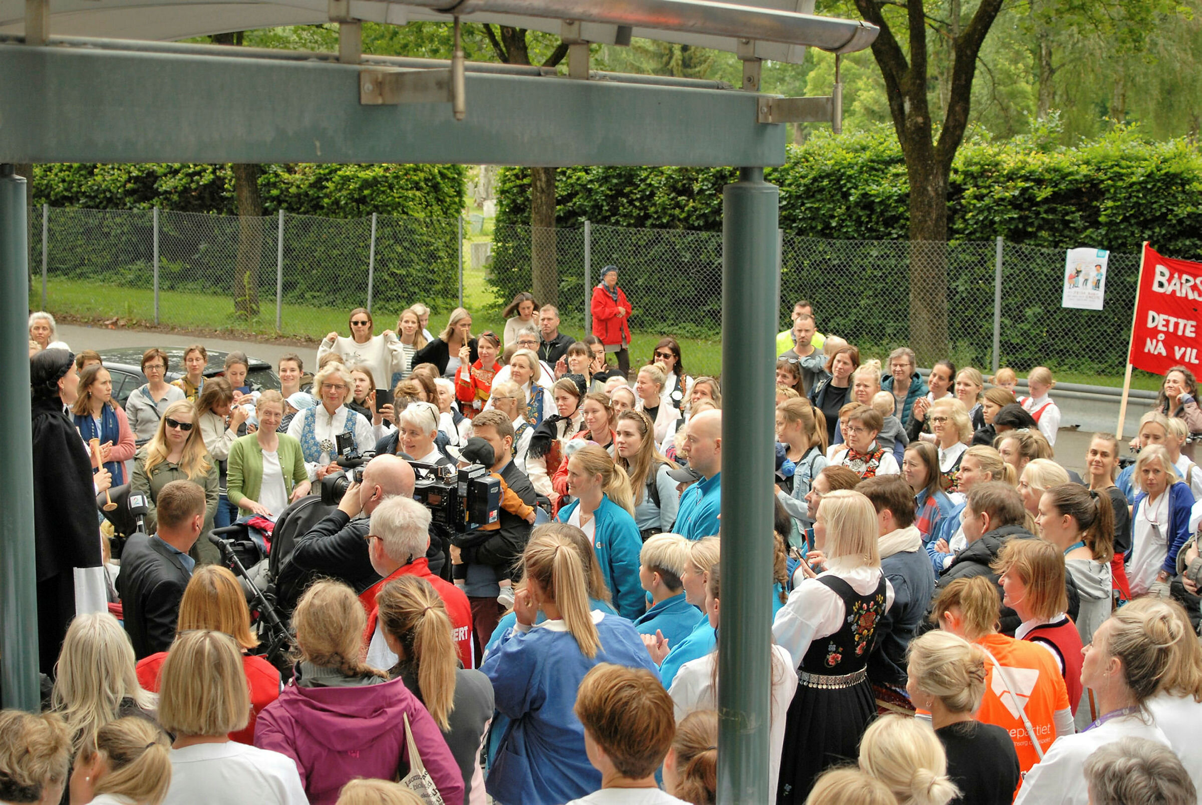 ABC-protest Fra demo mot endringer ved ABC-enheten, Ullevål