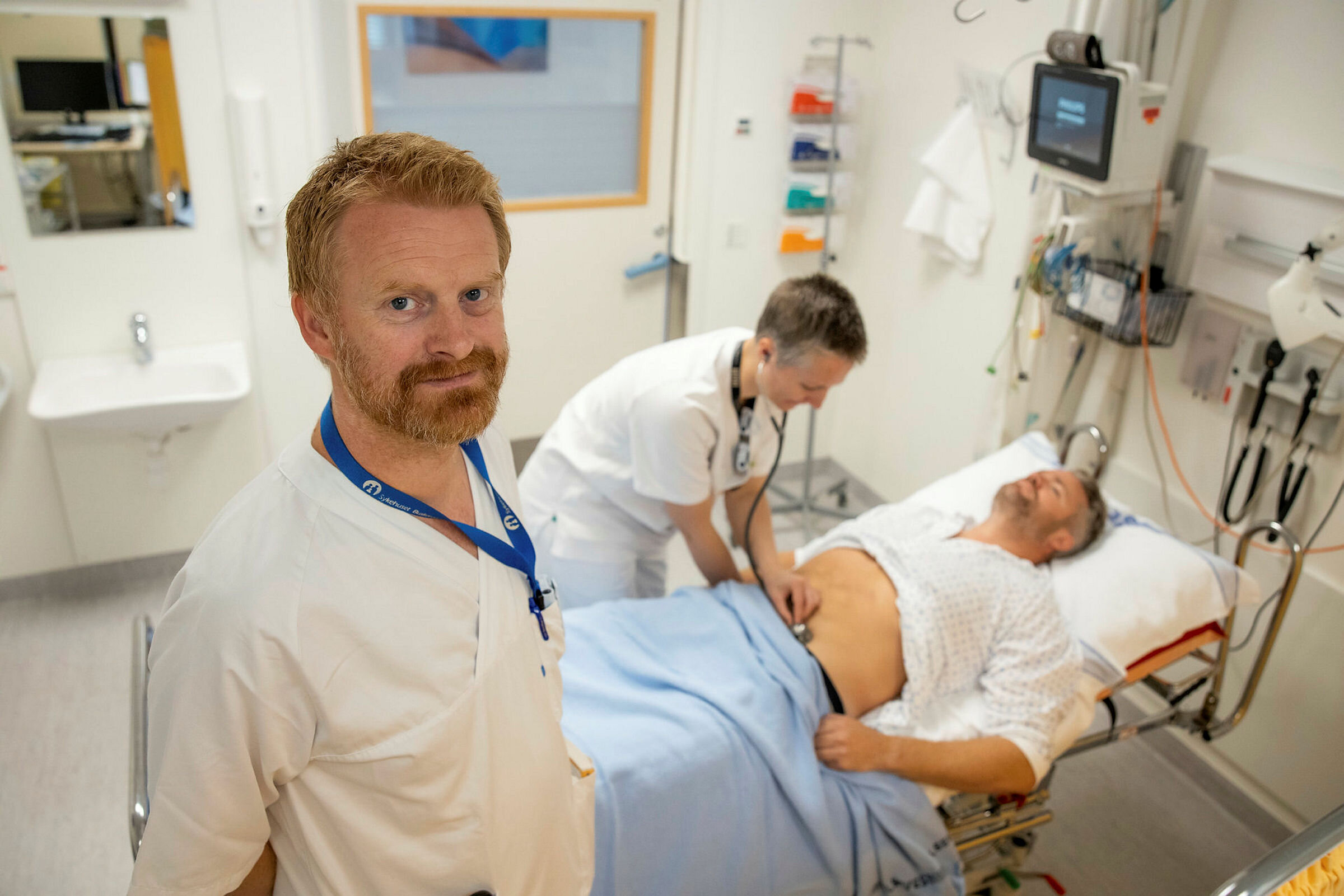 Kim Gaarde Bildet viser Kim Gaarde, fagutviklingssykepleier på akuttmottaket, Drammen sykehus