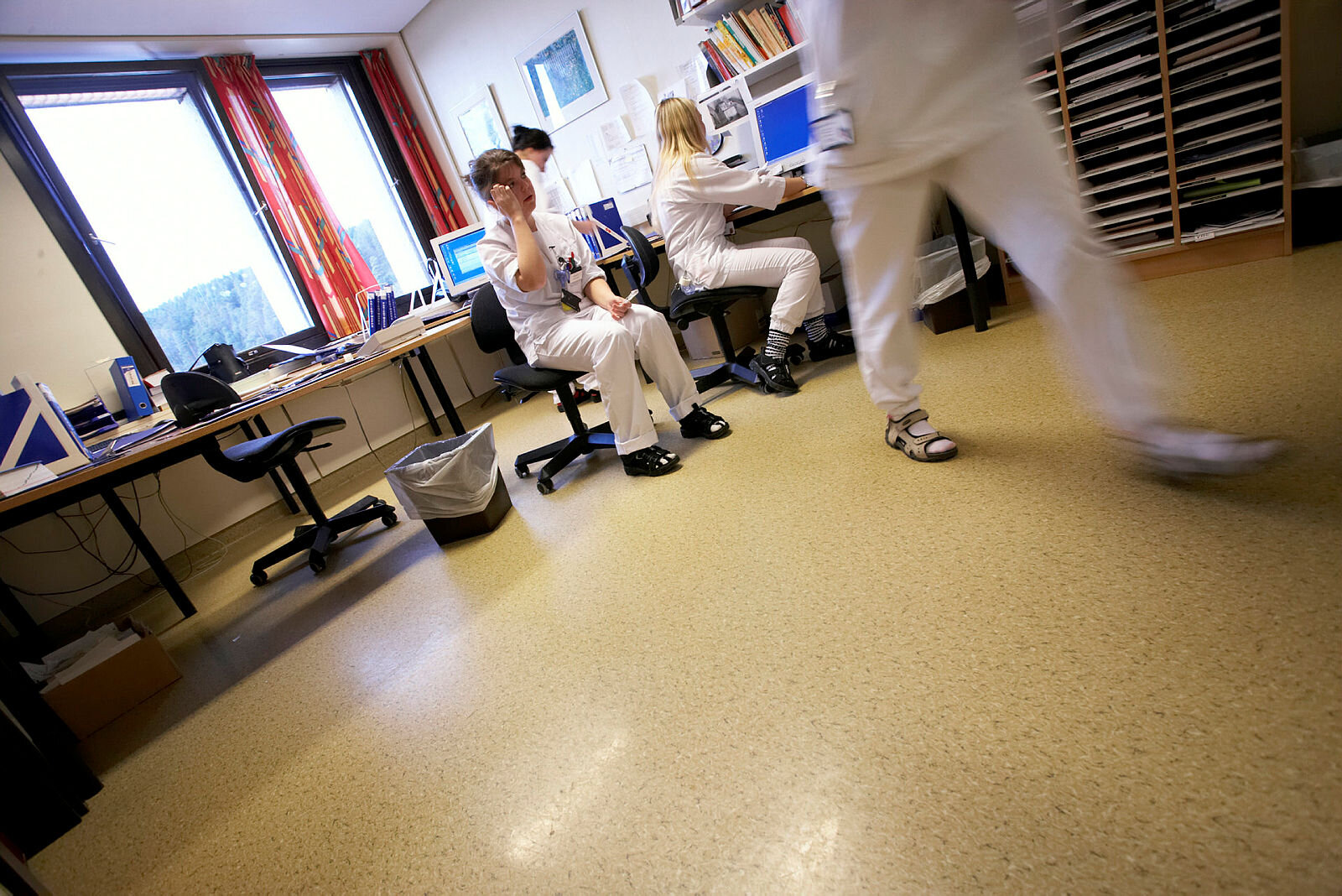 Sykepleiere på vaktrom