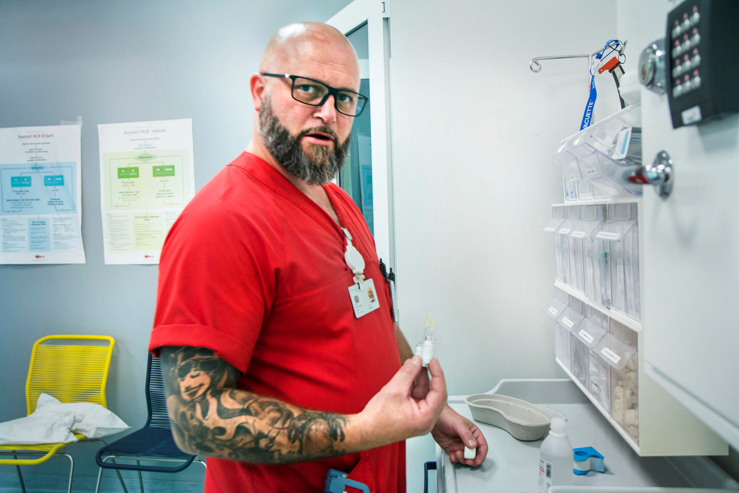 Akuttmottaket, Haukeland universitetssykehus Stig Rekdal, akuttmedisinsk sykepleier