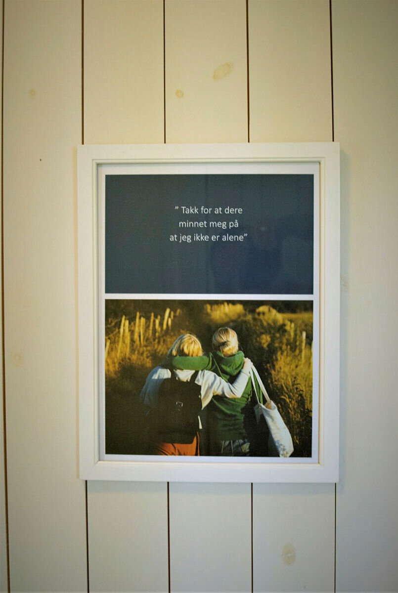 Bilder fra ressurssenteret Villa Sana på Modum Bad.