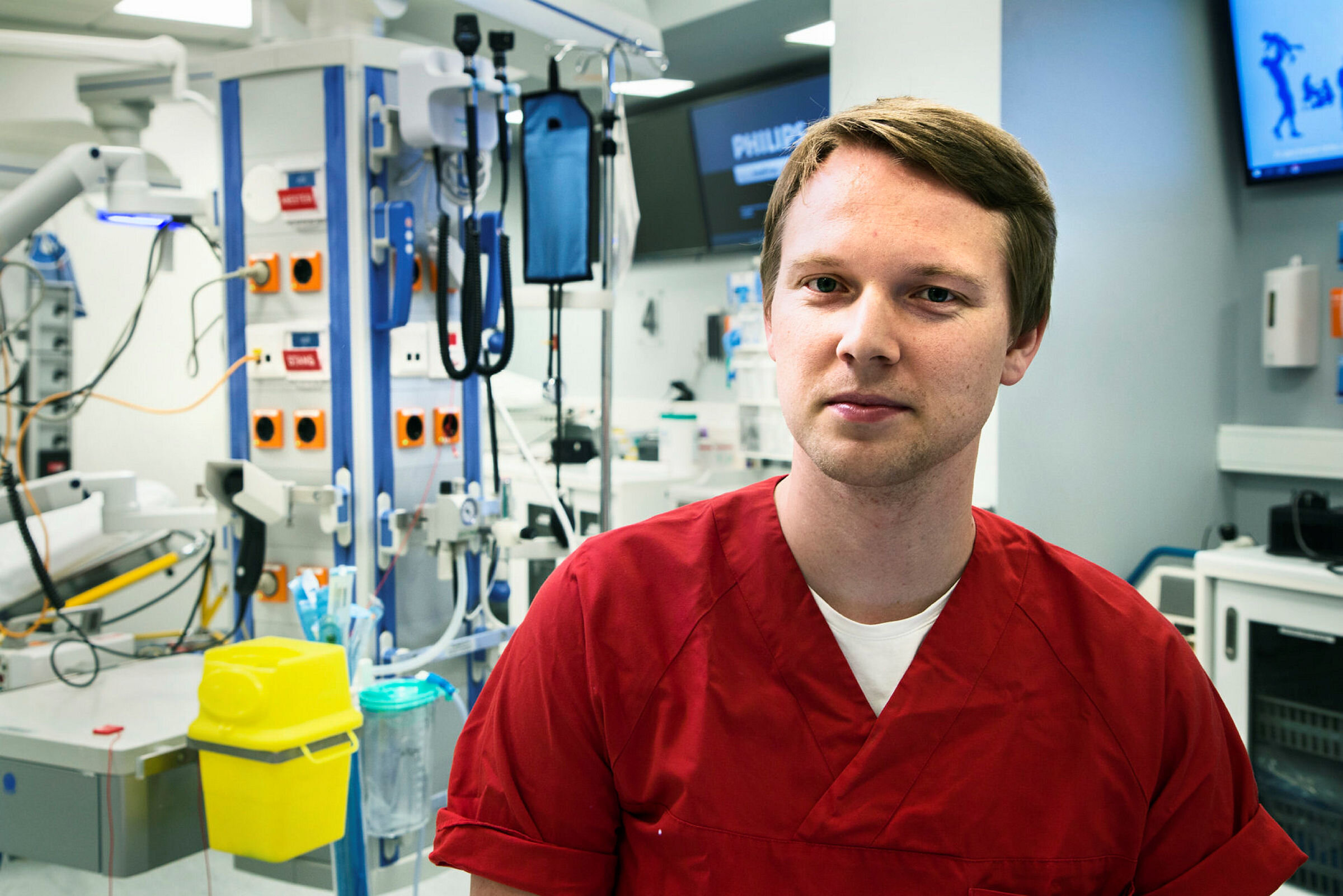 Hans Fredrik Iversen, sykepleier og verneombud, akuttmottaket på Haukeland sykehus