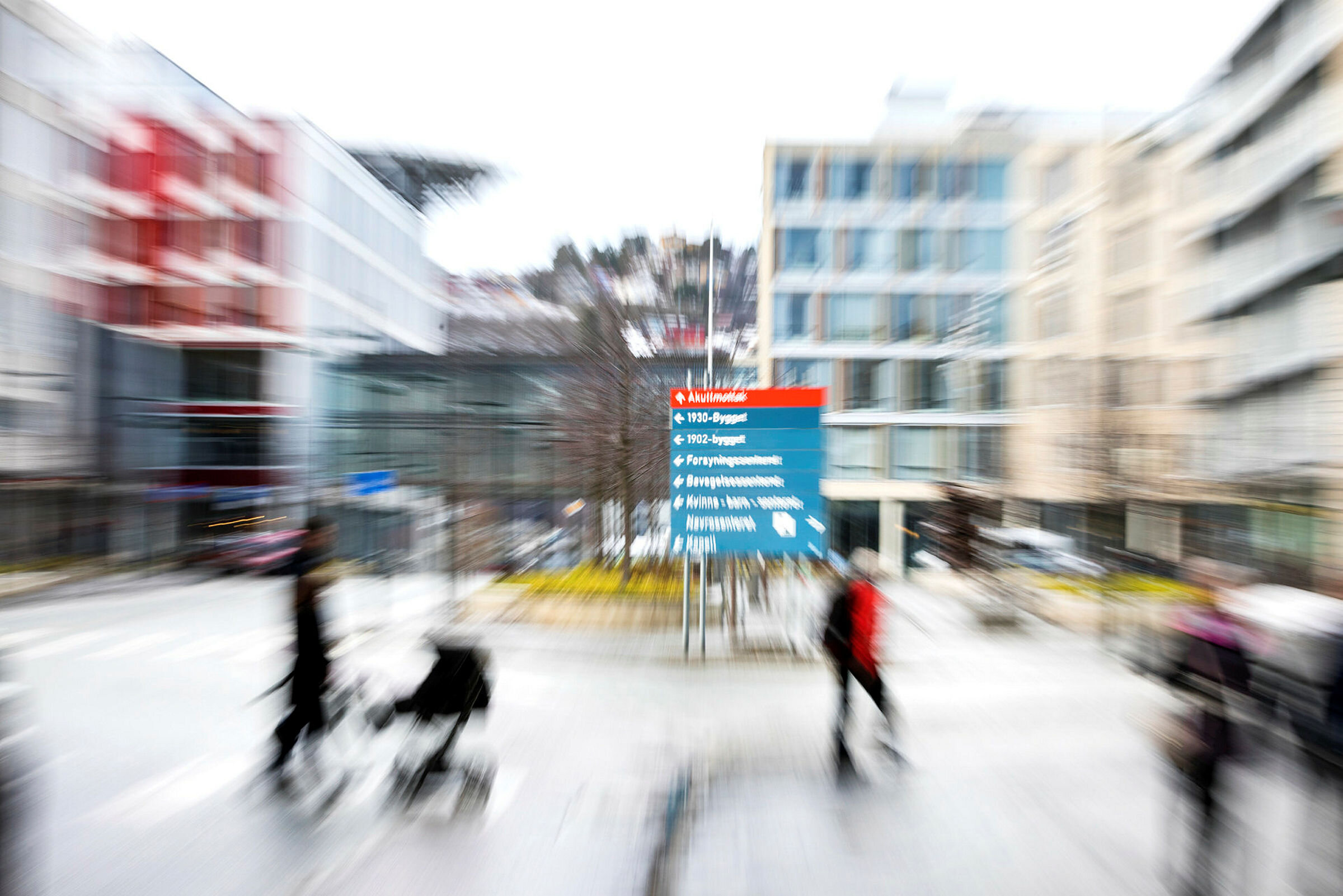 Eksteriørbilde fra St. Olavs hospital i Trondheim