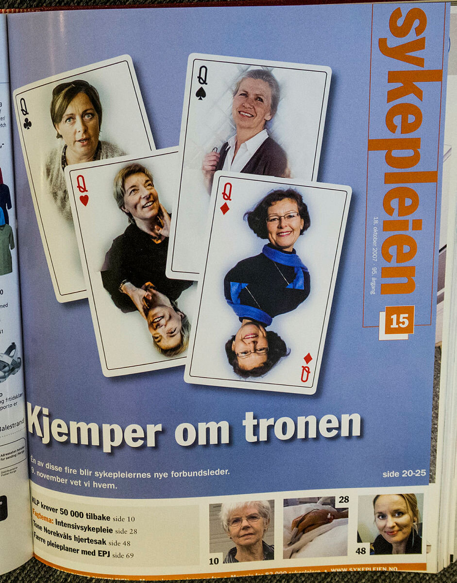 Faksimile forside Sykepleien15/2007 Faksimile forside Sykepleien15/2007