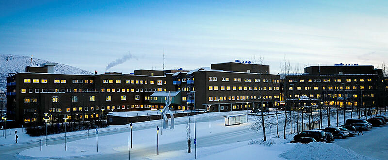 Universitetssykehuset i Nord-Norge Panoramabilde av UNN i Tromsø