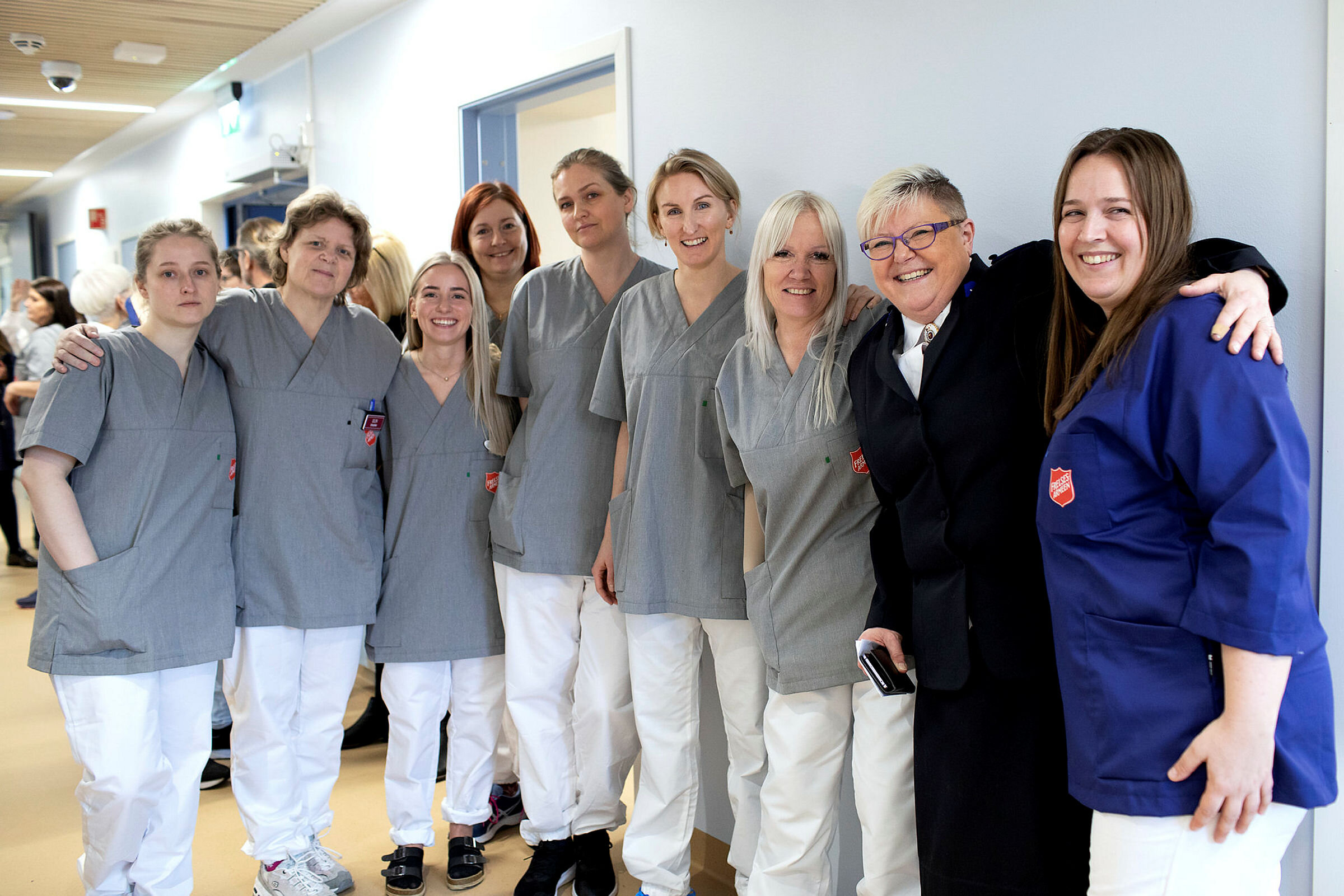 Gatehospitalet Bergen Åpning av Gatehospitalet Bergen, Frelsesarmeen, dalgig l eder Marianne Ørpetveit