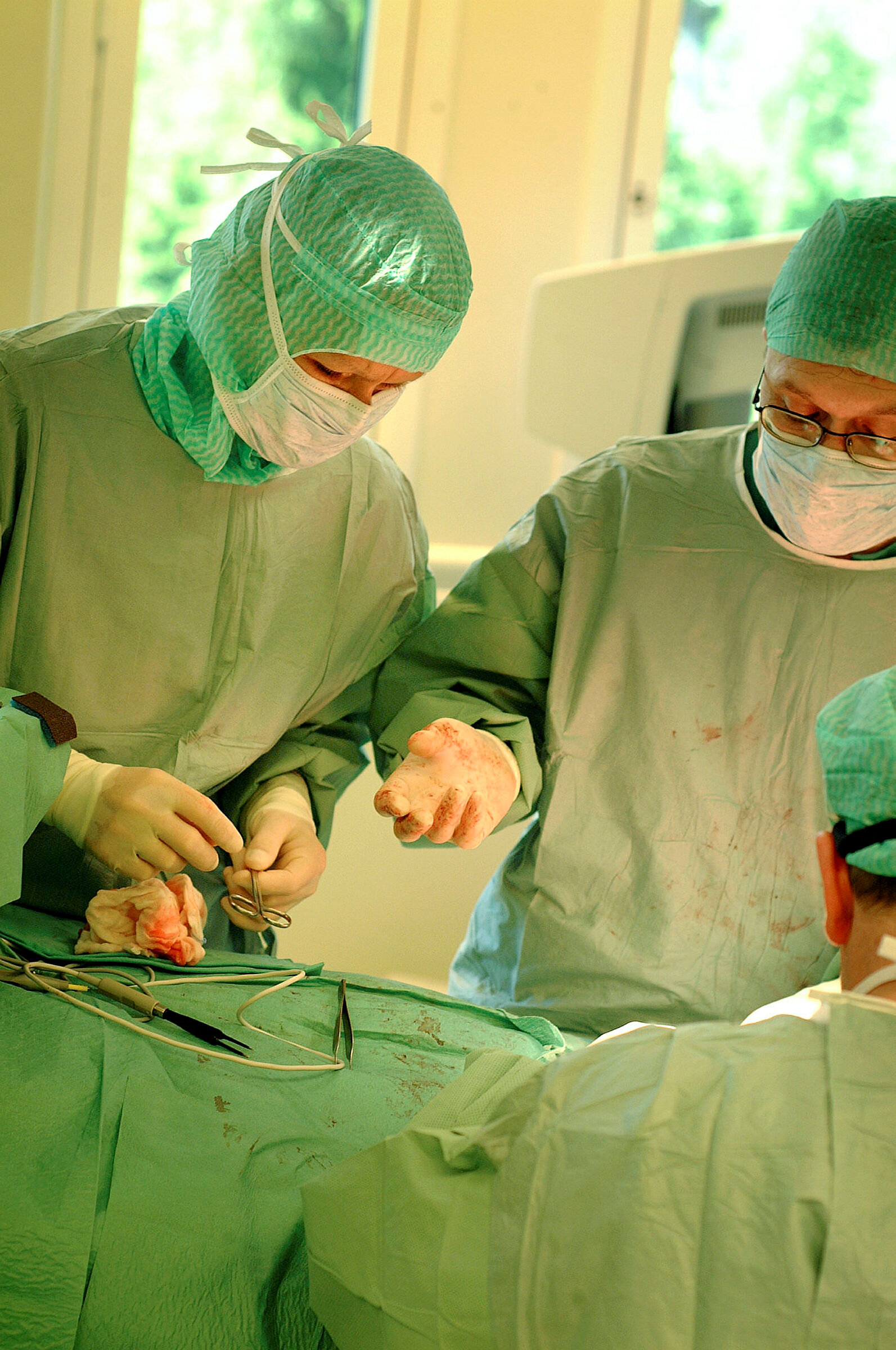 Operasjonsteam i arbeid.