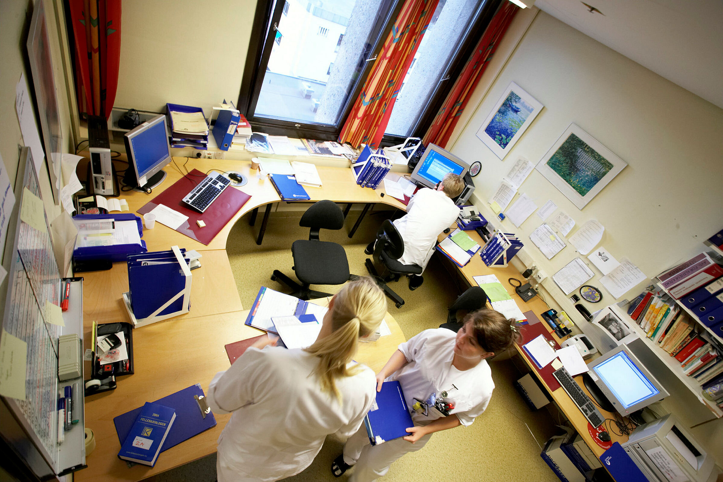 Sykepleiere på vaktrom