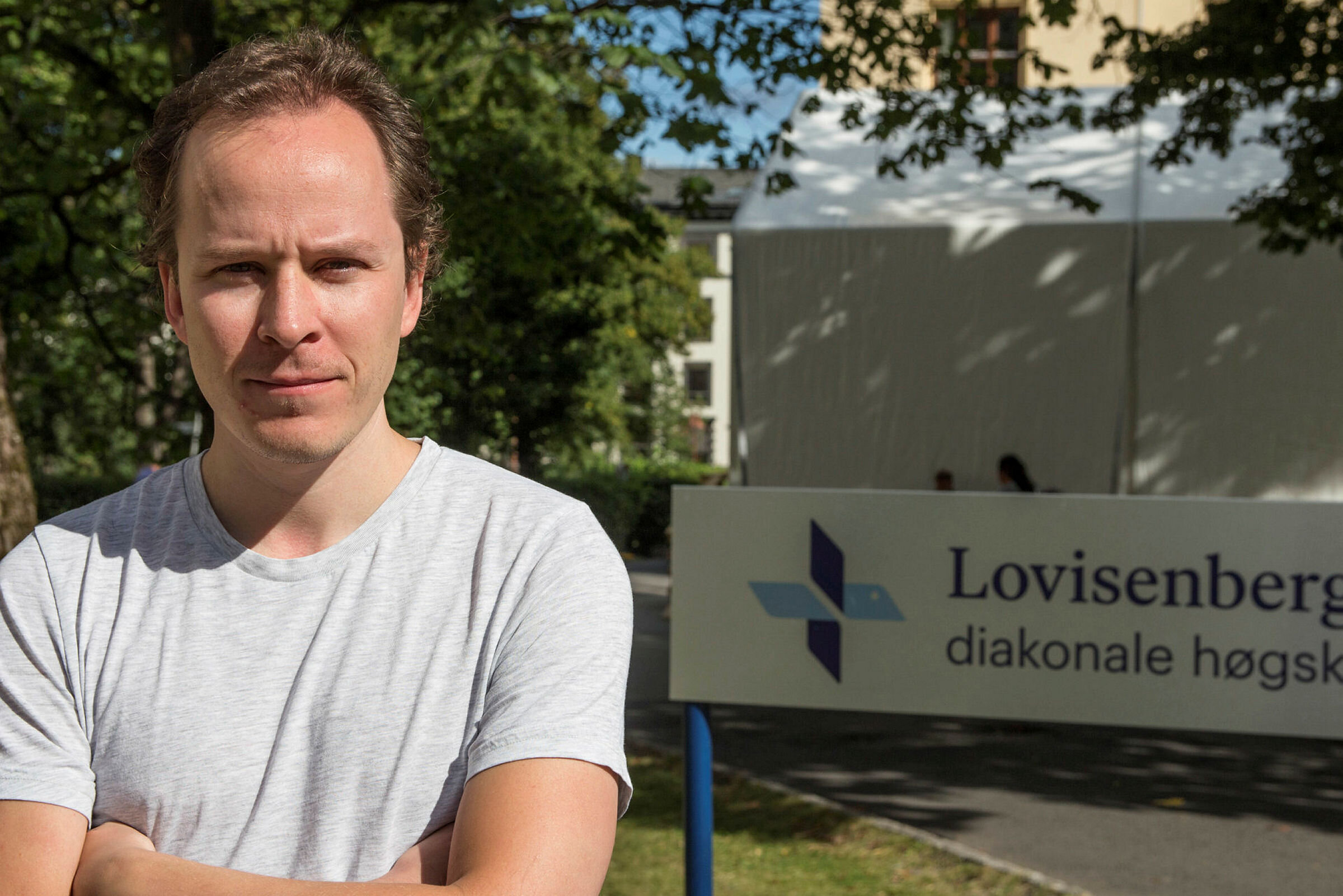 Daniel Stoltenberg Bildet viser Daniel Stoltenberg, sykepleierstudent ved Lovisenberg diakonale høgskole.