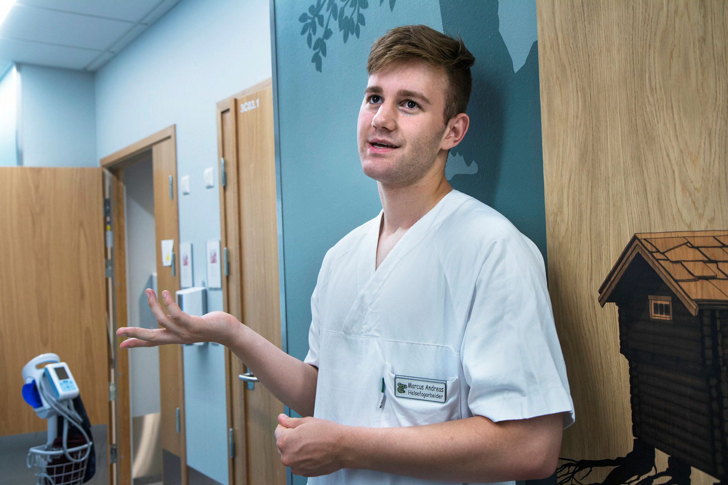 Helsefagarbeider Marcus Andreas Langøy Helsefagarbeider Marcus Andreas Langøy, Sandsli bo- og aktivitetssenter