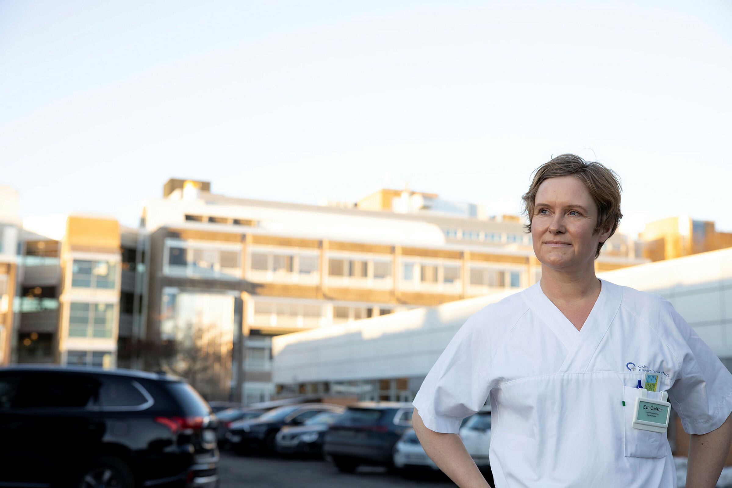 Eva Carlsen Bildet viser Eva Carlsen, barne- og fagutviklingssykepleier, barnemedisinsk sengepost, Oslo universitetssykehus, Ullevål