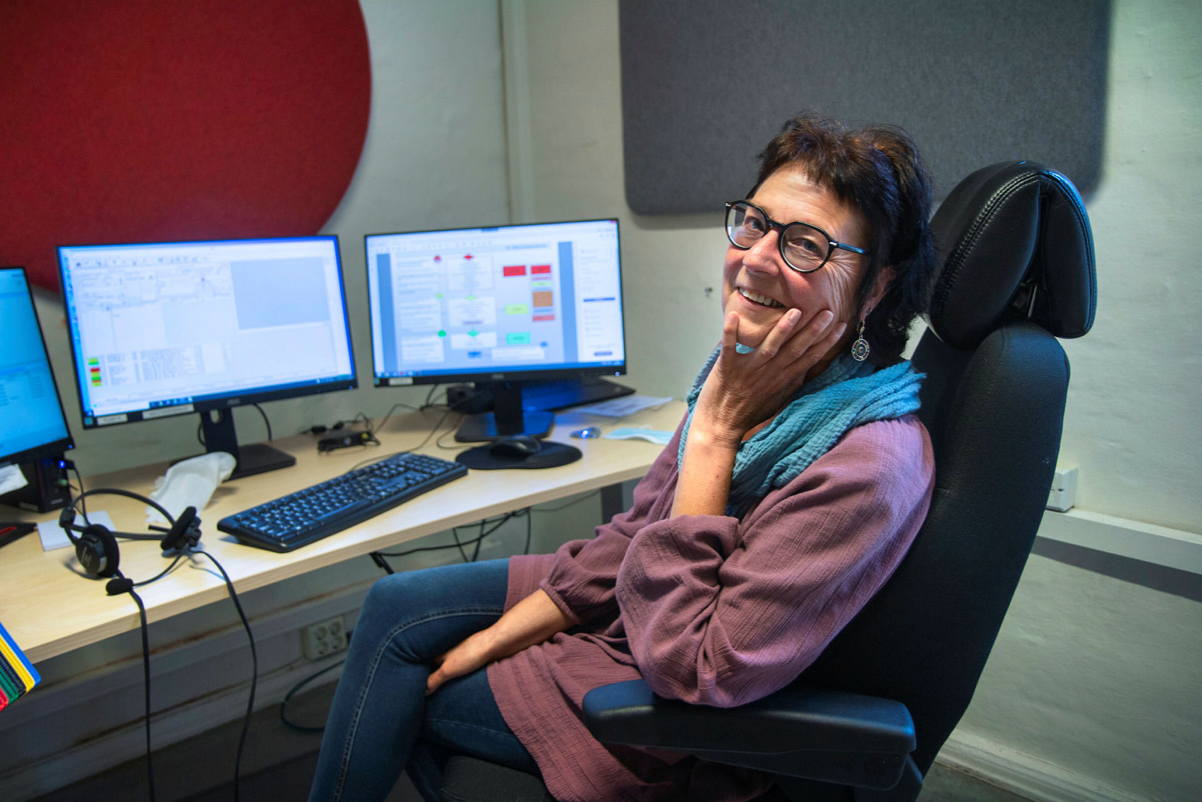 Sykepleier Solveig Zerener Sykepleier Solveig Zerener, telefonoperatør på Legevaktsentralen, legevakten i Oslo