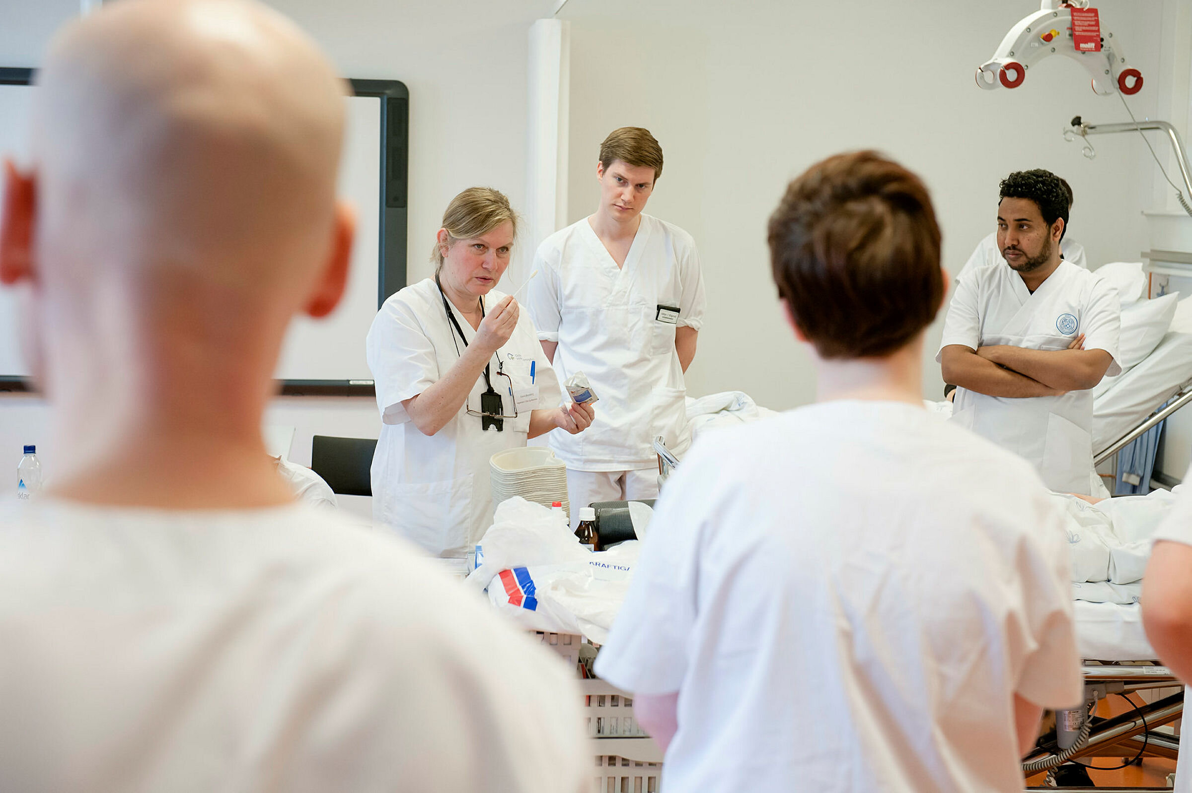 Bildene viser studenter fra Høgskolen i Oslo