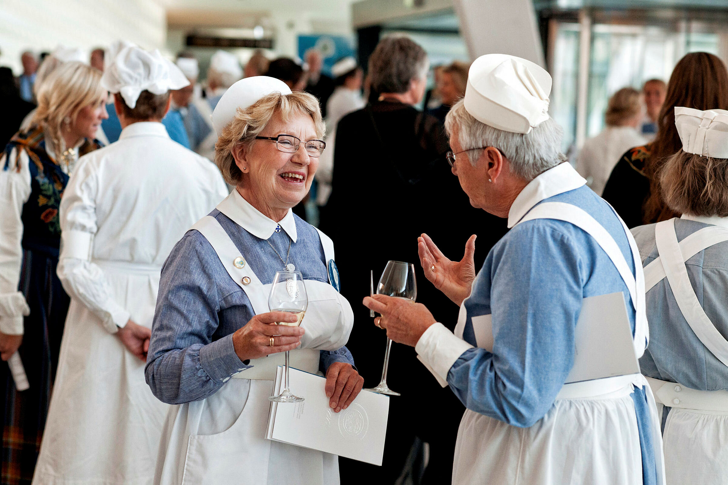 Sykepleiere på jubileet til NSF i Operaen.
