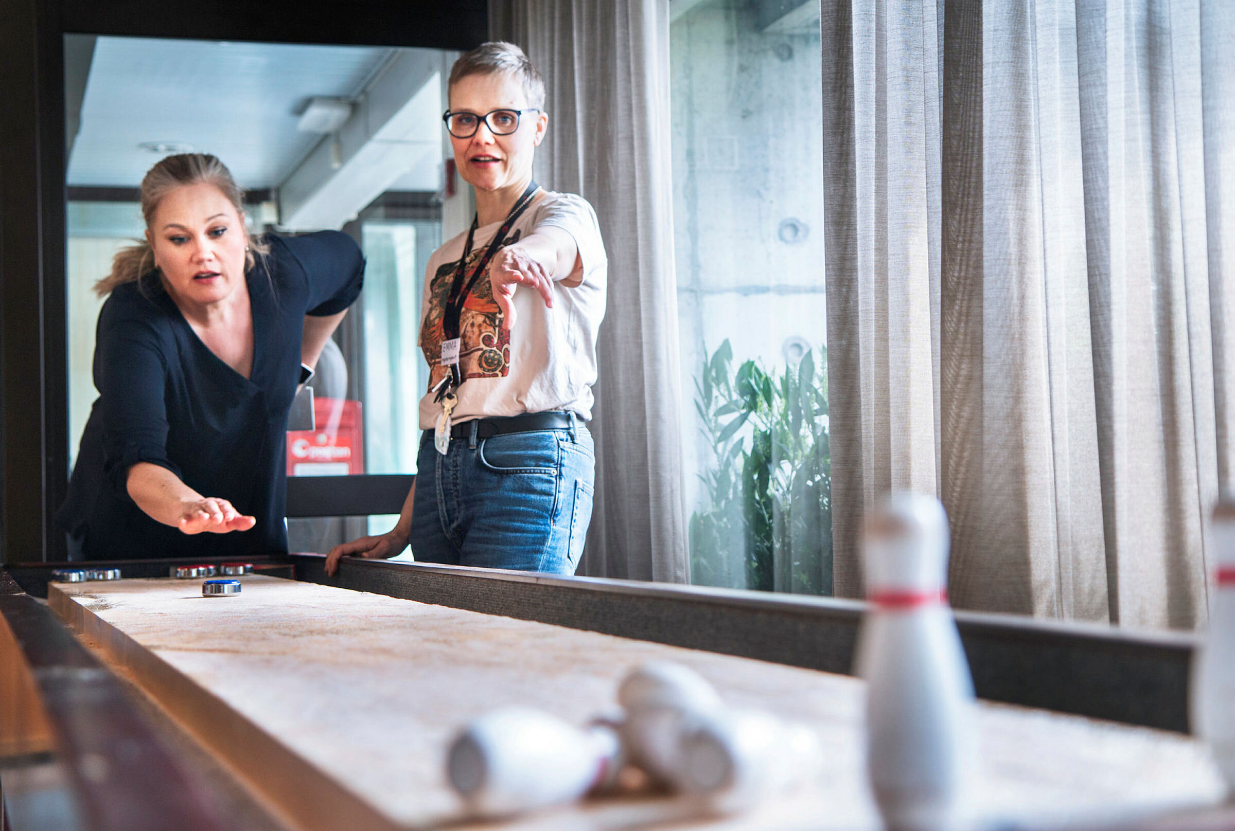 Styrer Karianne Fedøy Magnussen og ergoterapeut Emma Petursdottir, Metodisthjemmet, Bergen