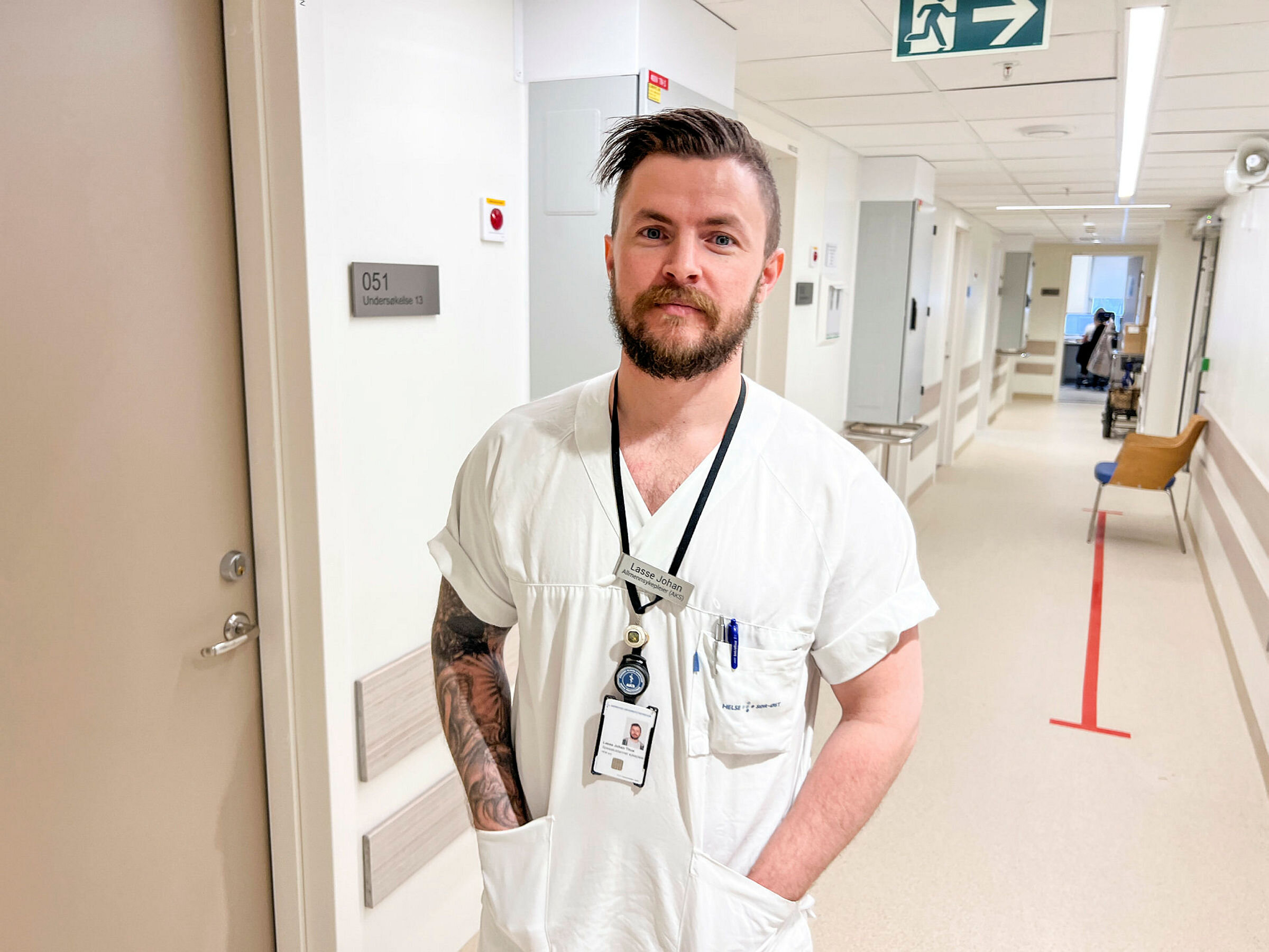 Lasse Johan Thue Bildet viser klinisk avansert allmennsykepleier Lasse Johan Thue.