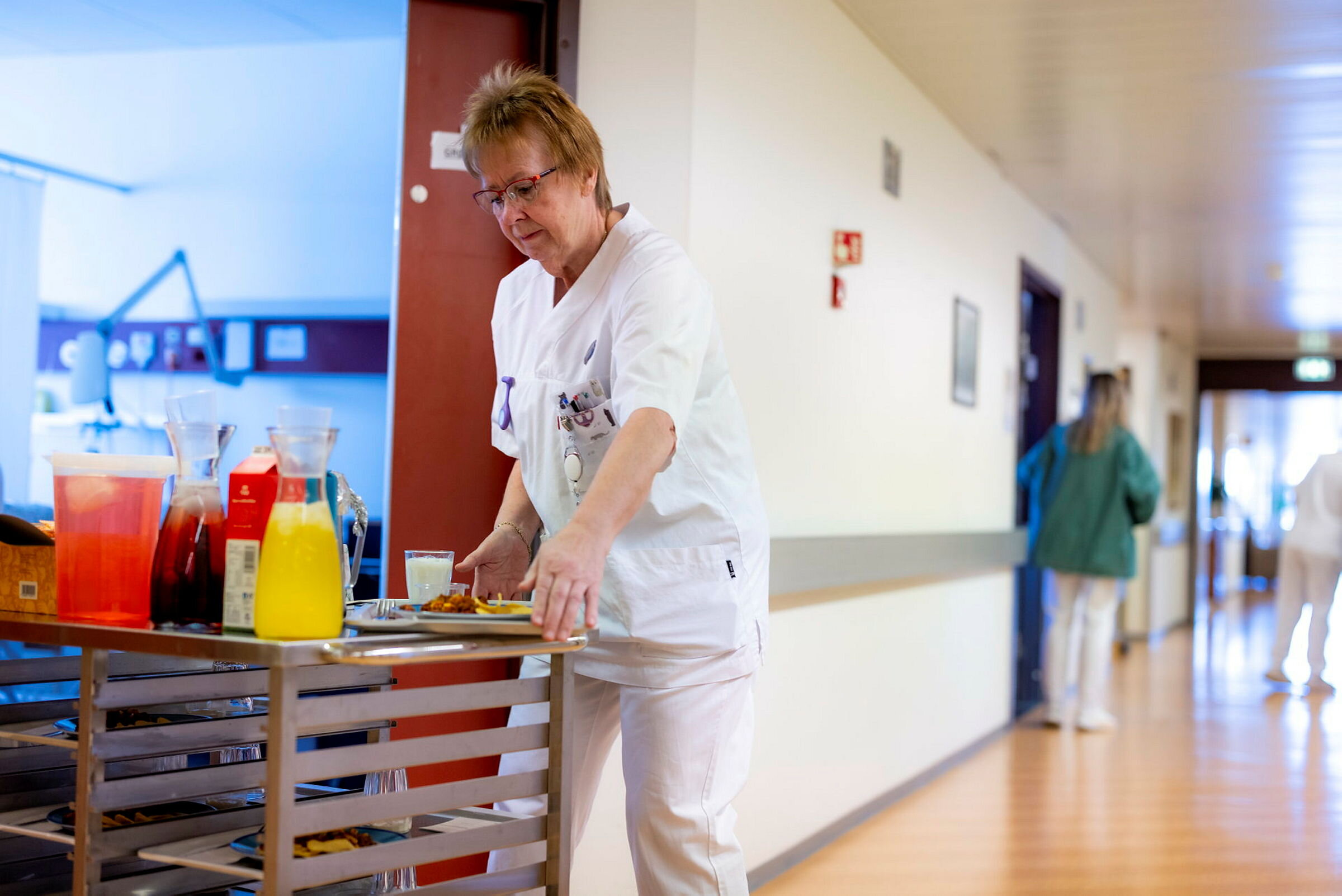 Avdelingsverter Sandnessjøen Reportasje fra medisinsk sengepost, Helgelandssykehuset, Sandnessjøen