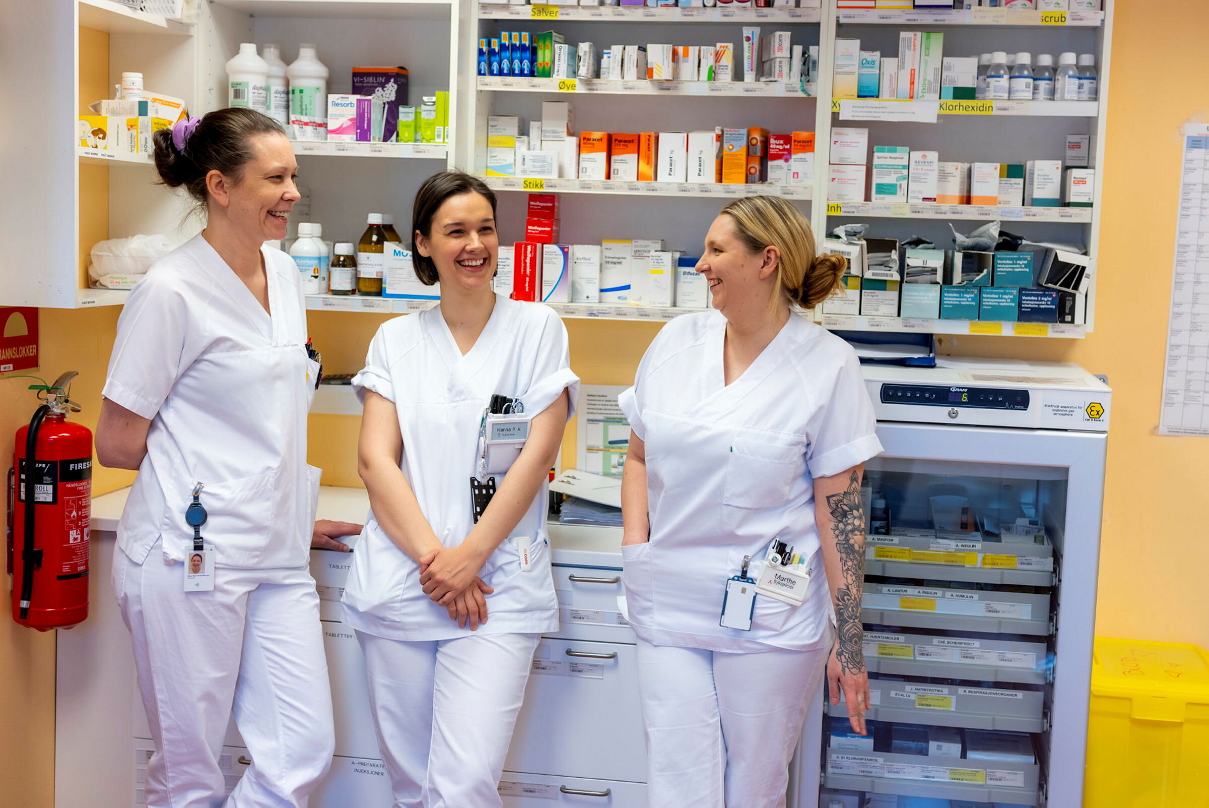 Avdelingsverter Sandnessjøen Reportasje fra medisinsk sengepost, Helgelandssykehuset, Sandnessjøen