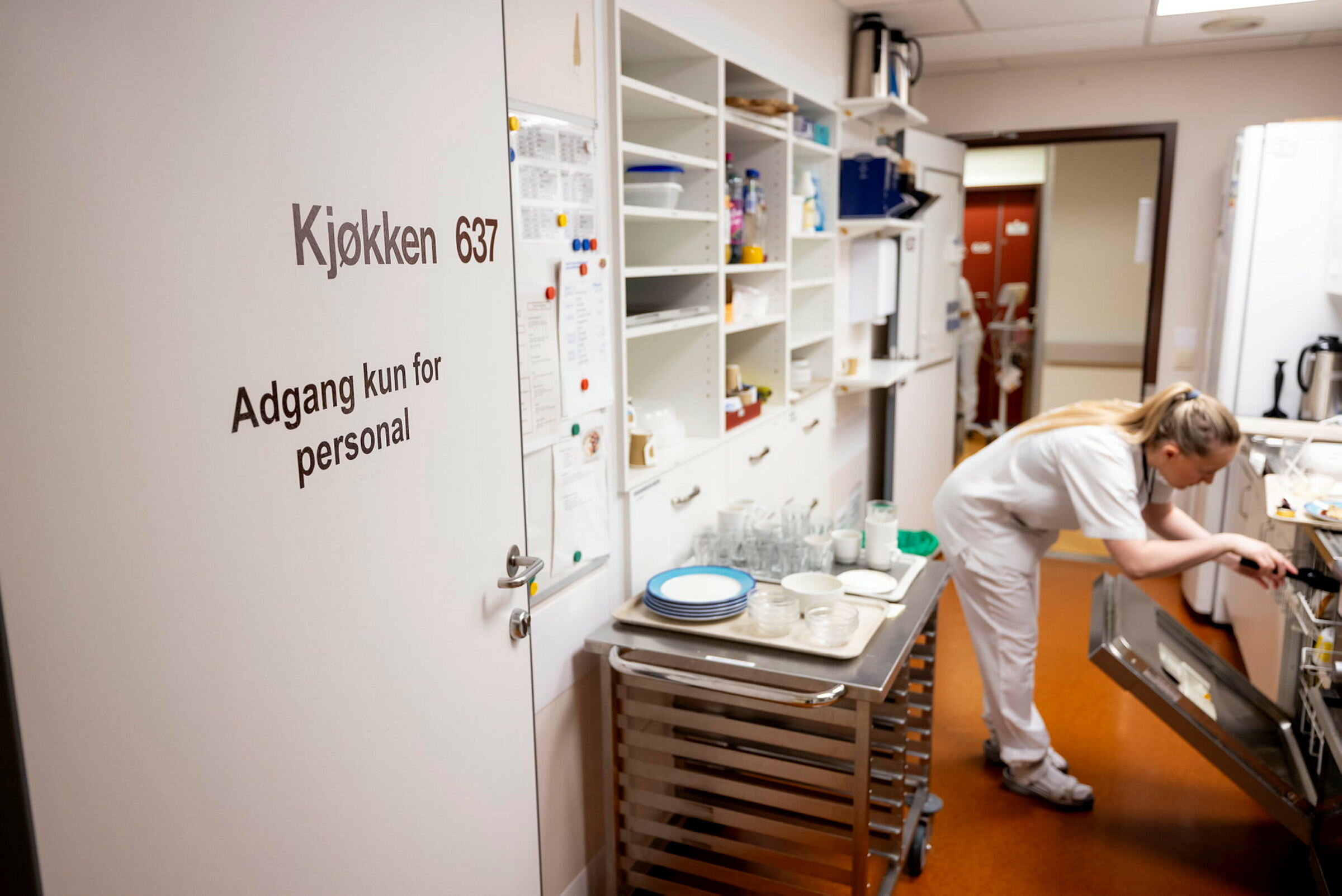 Avdelingsverter Sandnessjøen Reportasje fra medisinsk sengepost, Helgelandssykehuset, Sandnessjøen