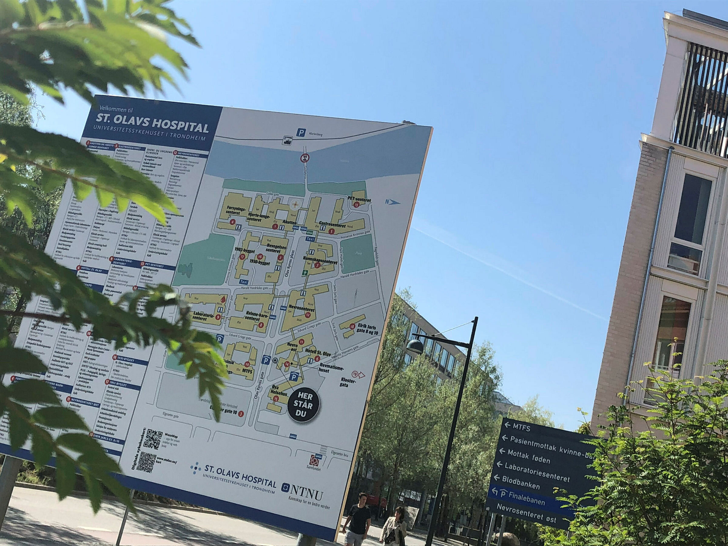 Bildet viser St. Olavs hospital, Trondheim