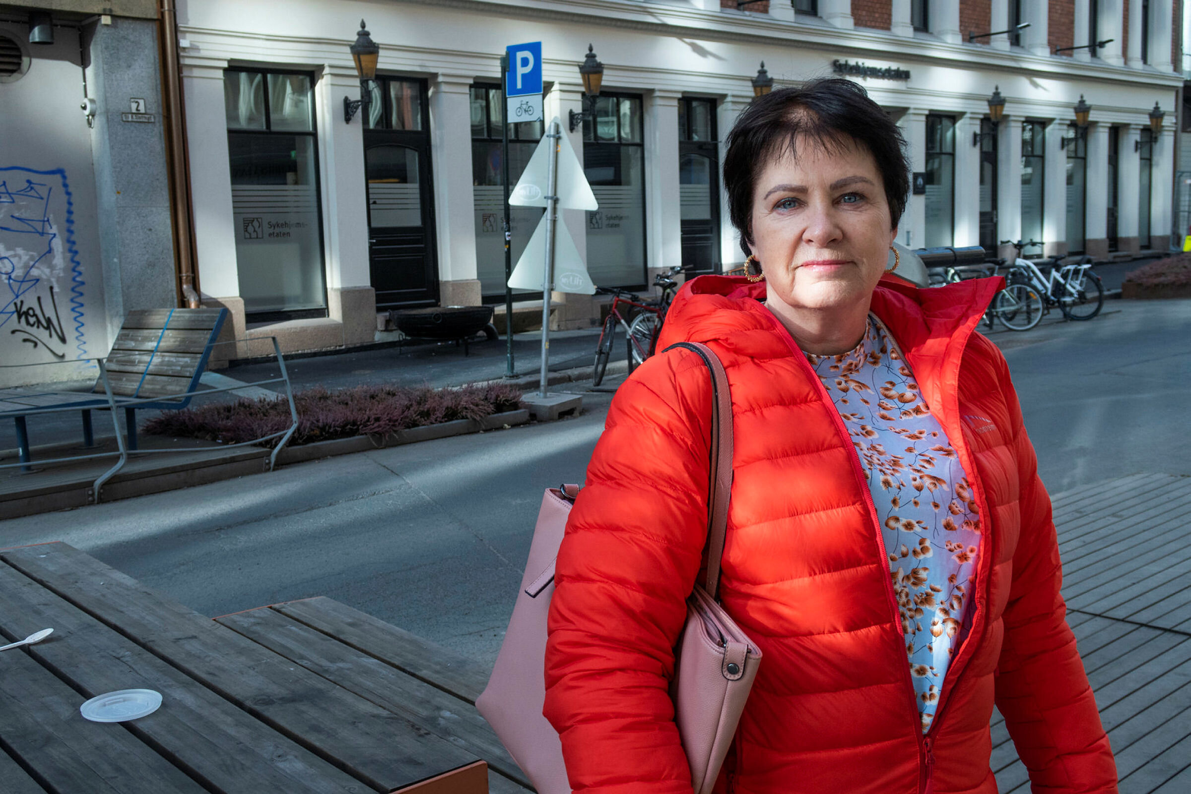 Bildet viser Birgitte Gundersen, intensivsykepleier, Røde Kors