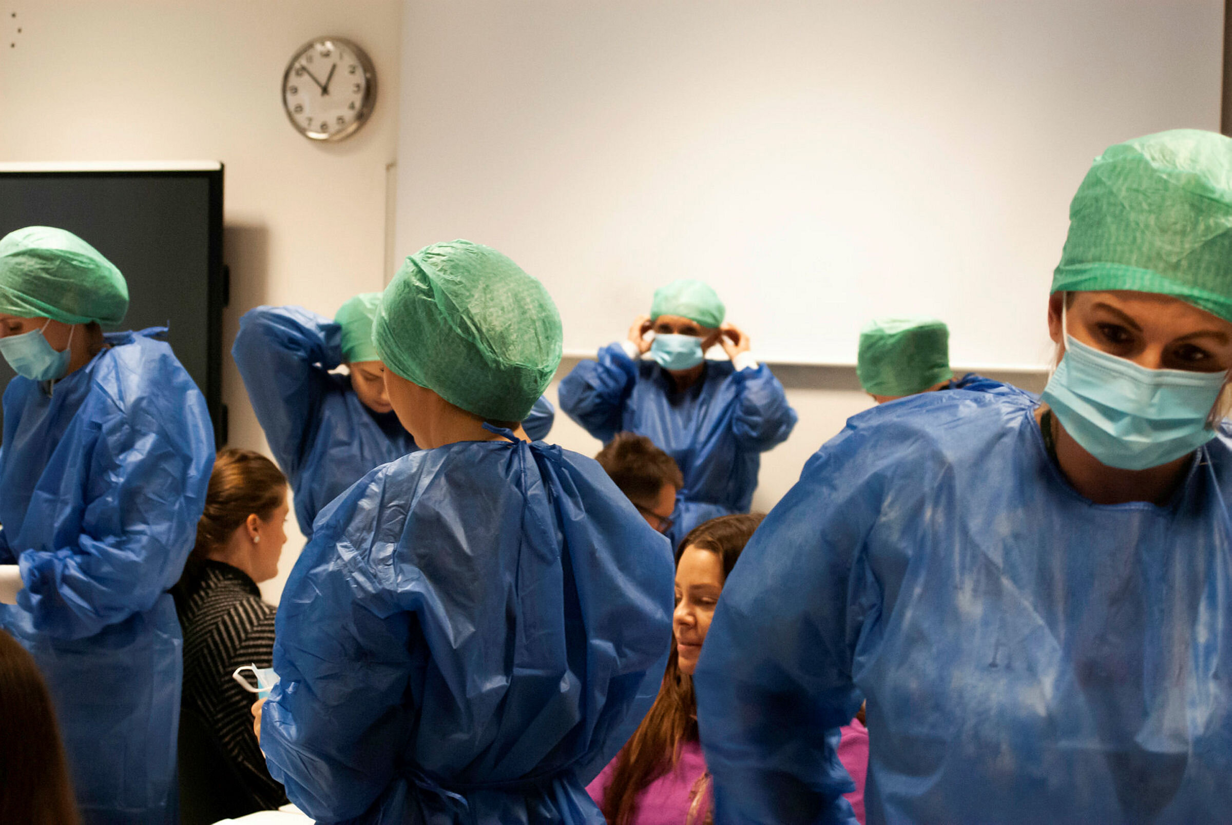 Samling ved HVL for videreutdanning i klinisk rettsmedisin for sykepleiere.