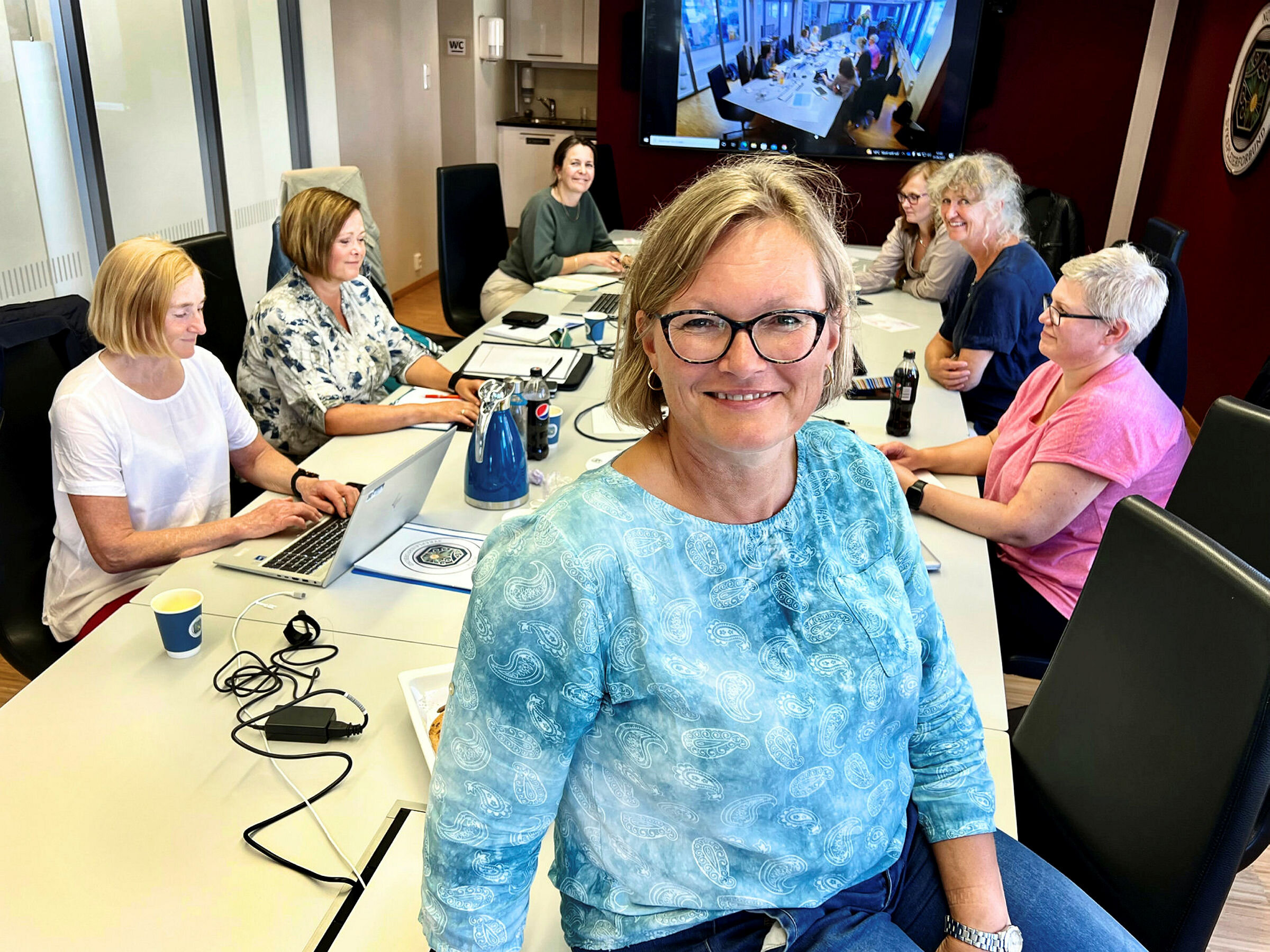 Rita Standal med nominasjonskomiteen Rita Standal med nominasjonskomiteen