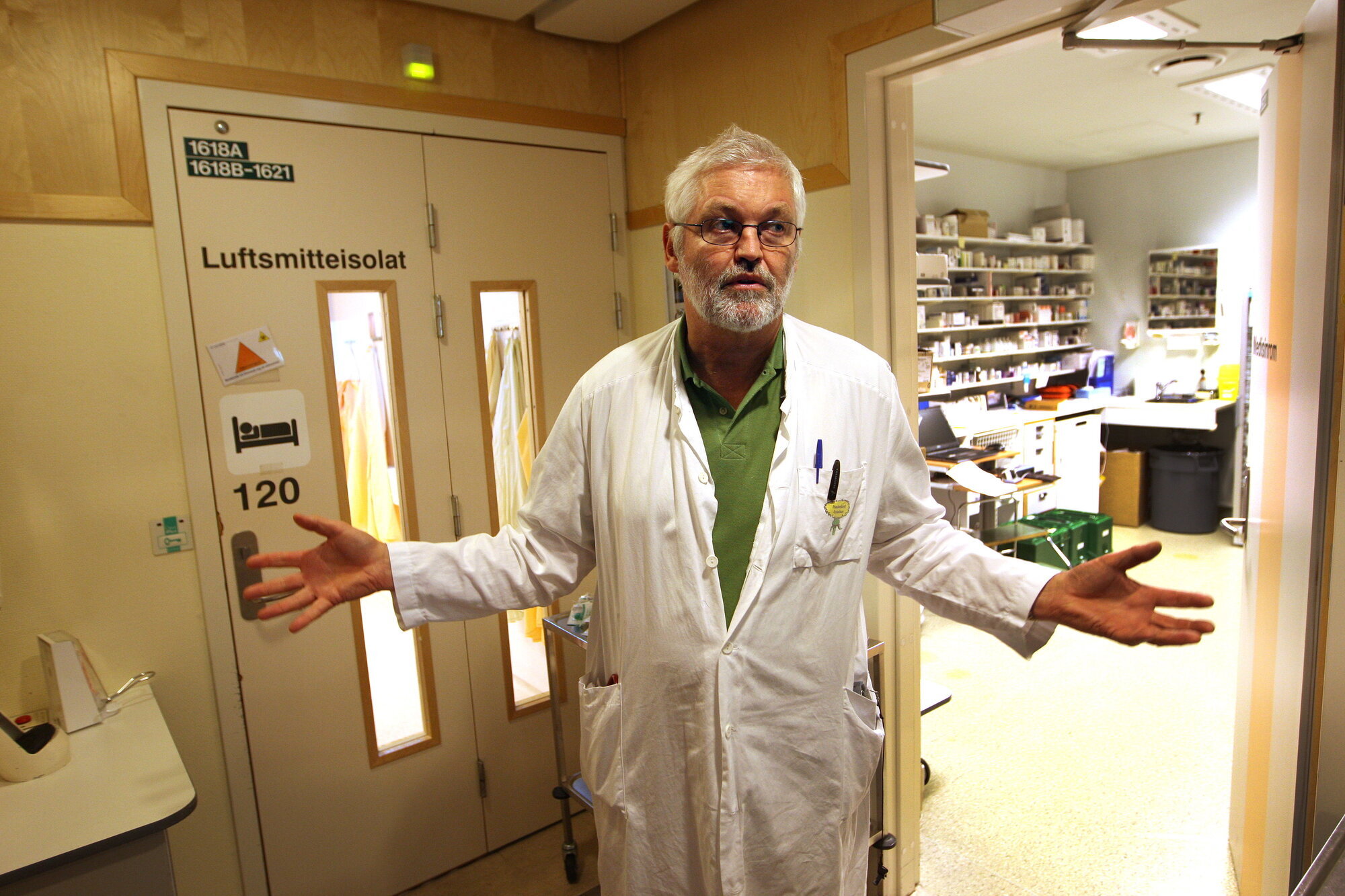 Bilde av Hans Flaatten på Haukeland sykehus Bilde av Hans Flaatten på Haukeland sykehus