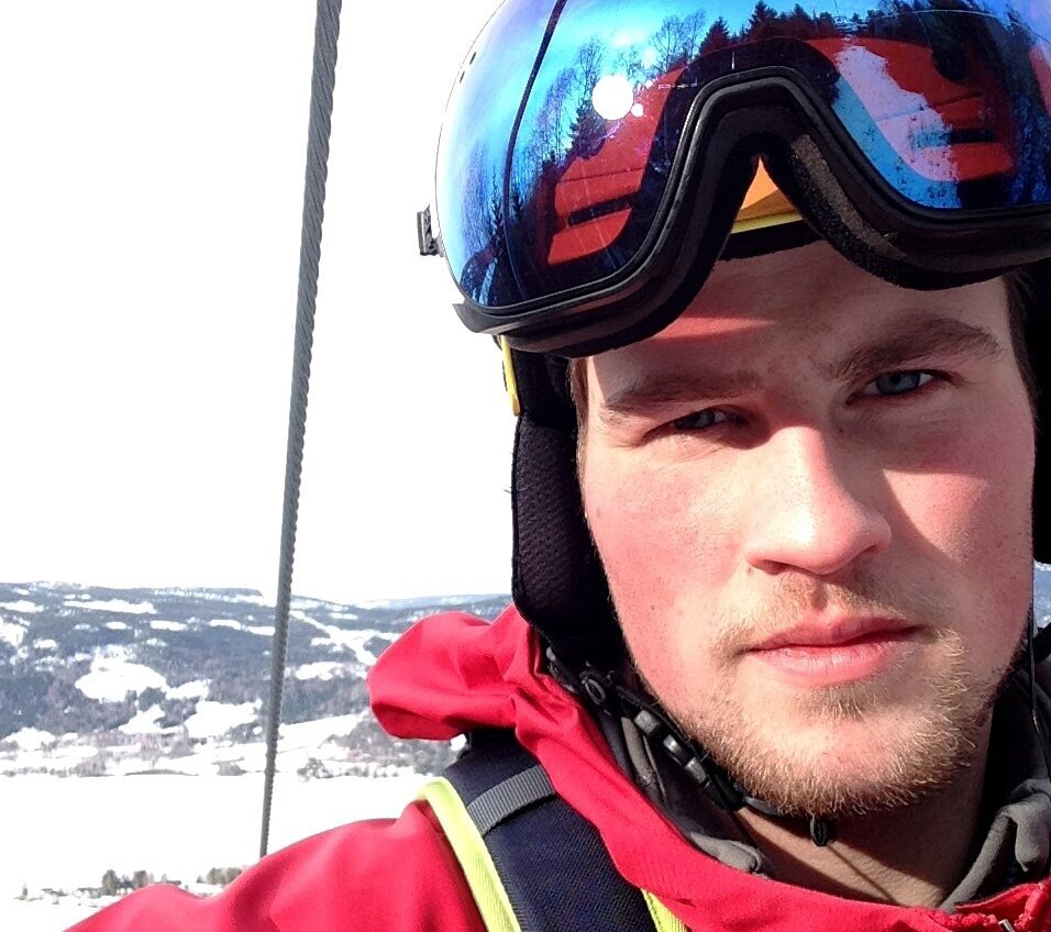 Eirik Berg Raaen, Skipatruljen, Norefjell skisenter Bildet viser portrett av Eirik Berg Raaen i skiutstyr.