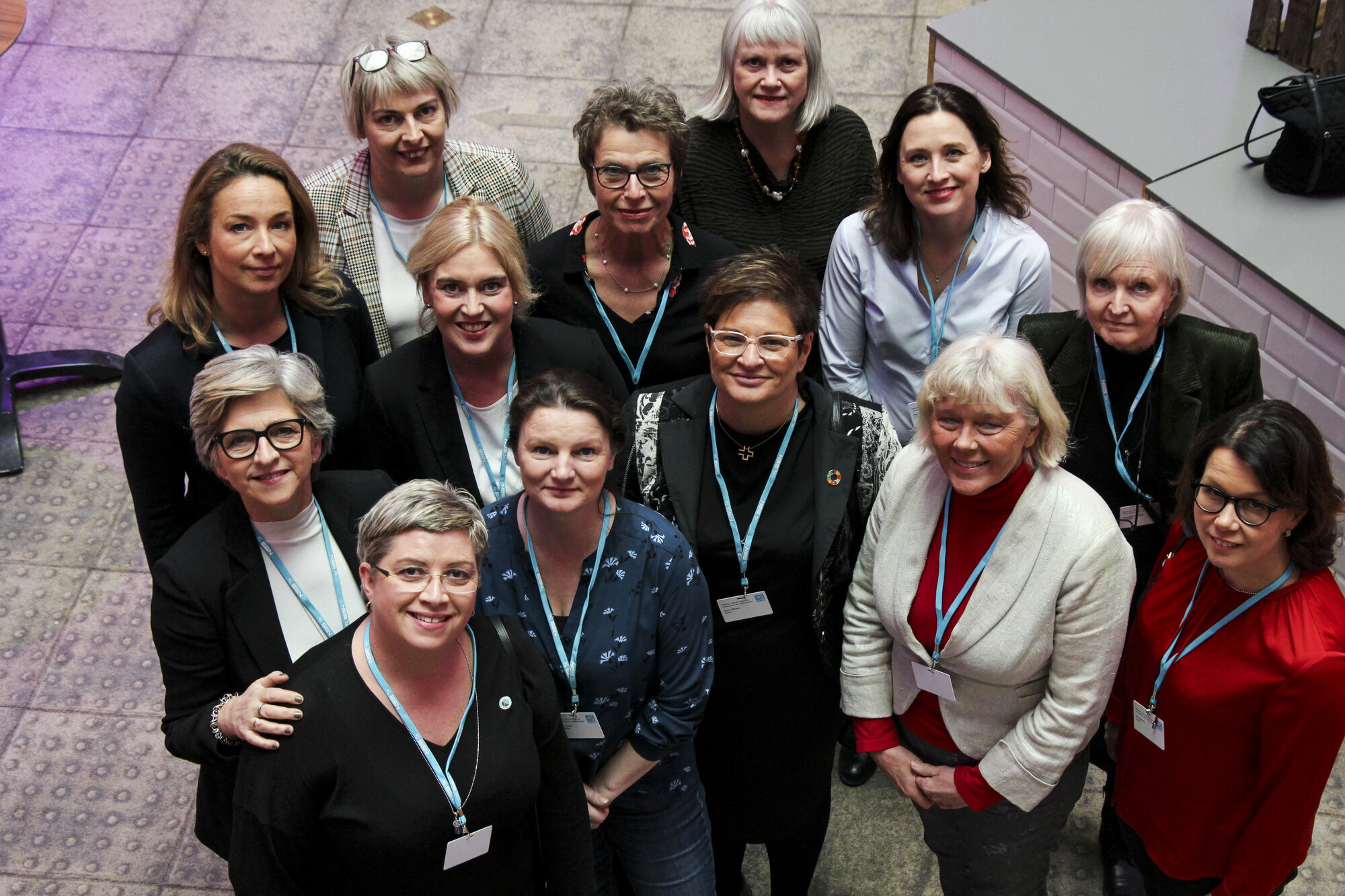 Nordiske sykepleierledere Bildet viser de nordiske sykepleierlederne