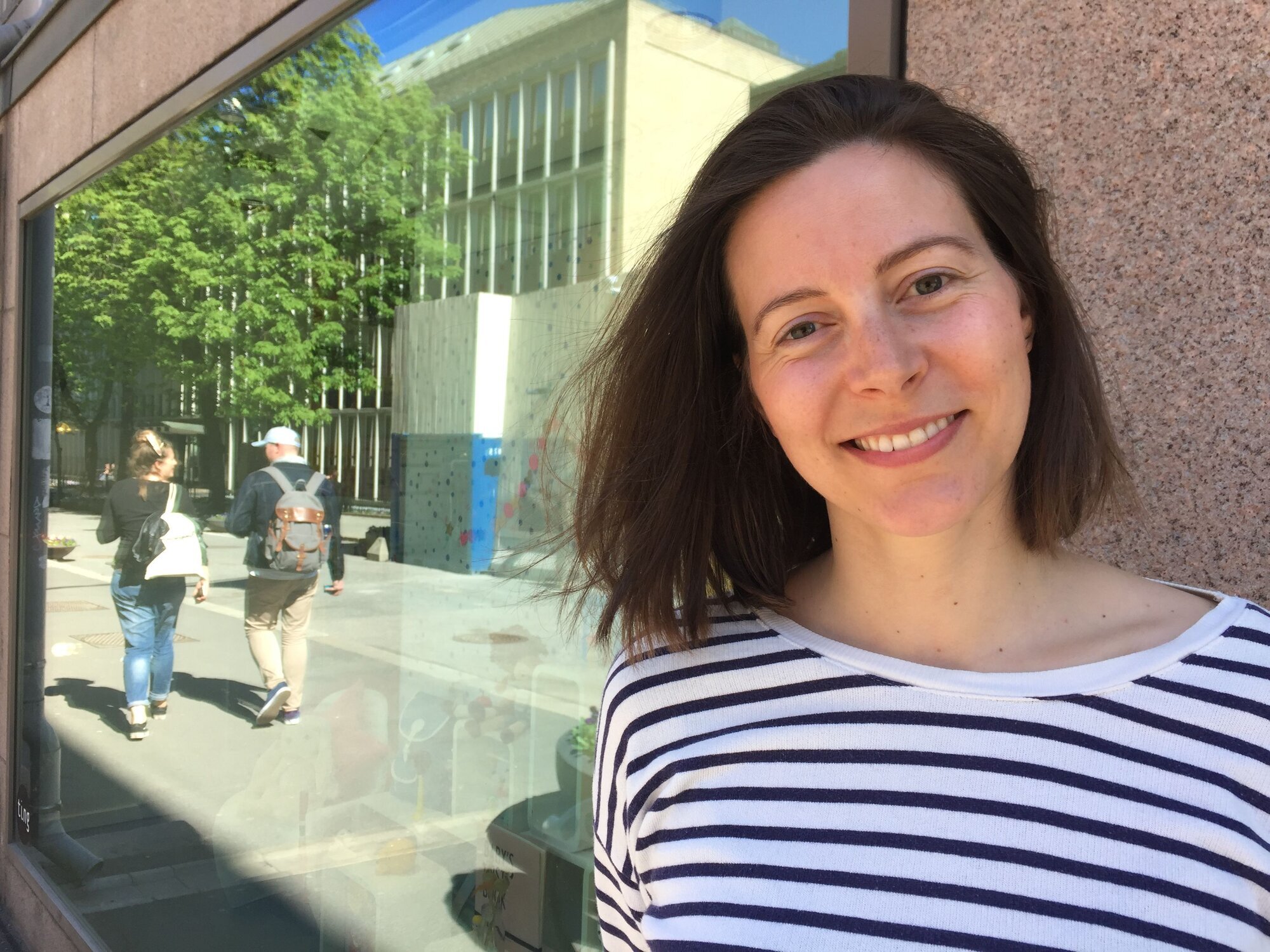 Kjersti Riise Skallerud, sykepleier, animasjon Bildet viser Kjersti Riise Skallerud.