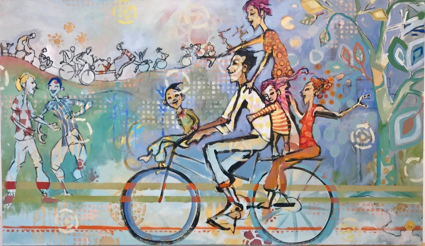 Maleri av Bringsager og Malmstrøm Bildet vsier maleri av Bringsager og Malmstrøm