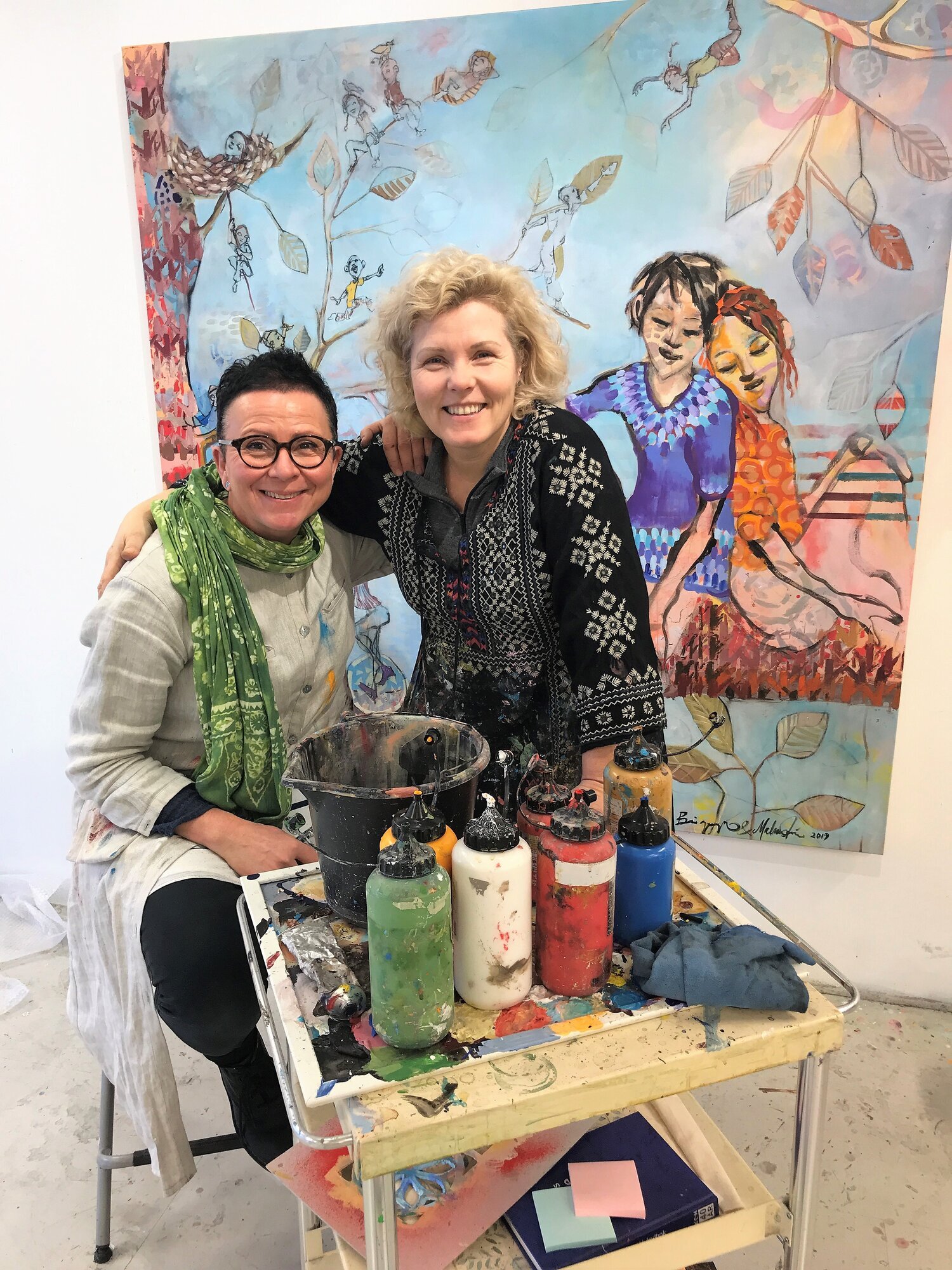 Hanne Bringager og Eva Malmstrøm Bildet viser Hanne Bringager og Eva Malmstrøm