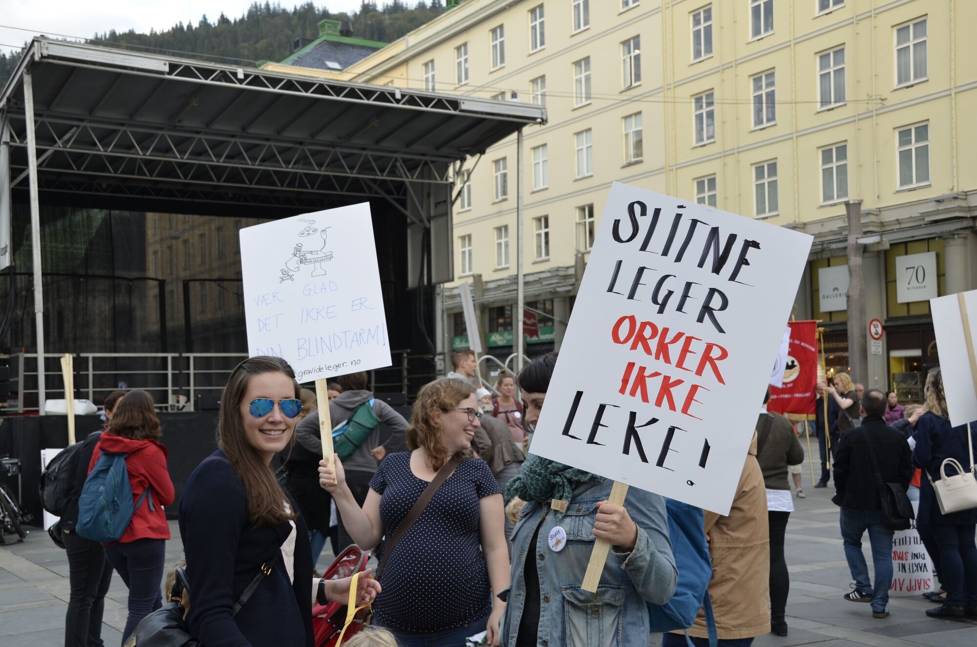 Streikearrangement i Bergen 20. september Streikearrangement i Bergen 20. september