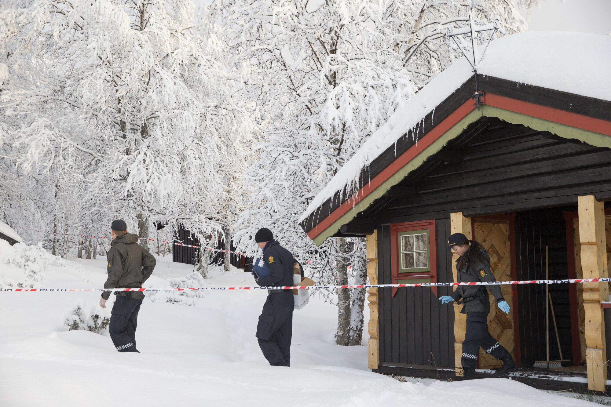 Bilde av hytta på Beitostølen hvor jenta døde Bilde av hytta på Beitostølen hvor jenta døde