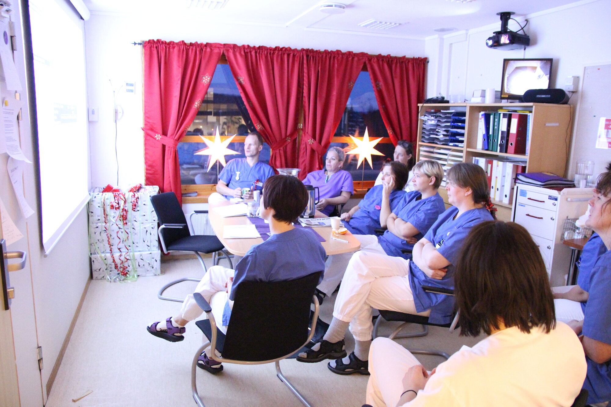 apport ved Gruben sykehjem i Nordland bildet viser rapport ved Gruben sykehjem i Nordland