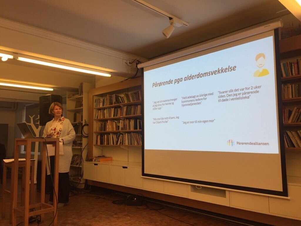 Anita Vatland holder foredrag Anita Vatland holder foredrag