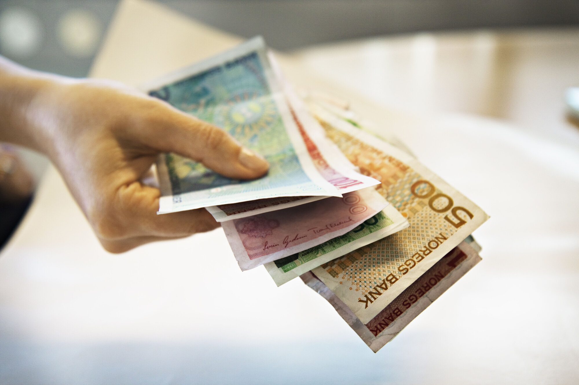 penger Bildet viser penger