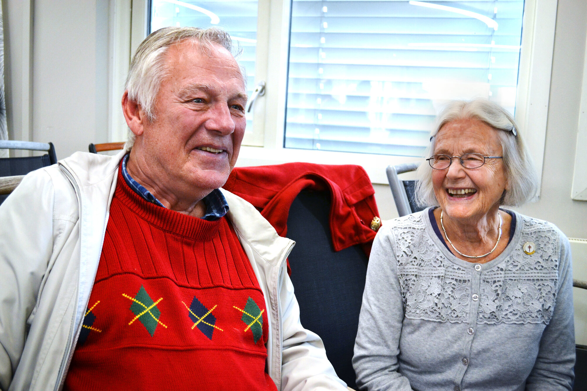 Magne Kjexrud og Kristin Borgen smiler