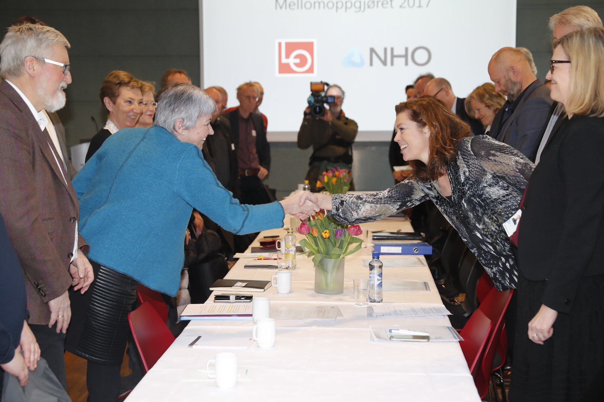 Kristin Skogen Lund, Gerd Kristiansen Bildet viser Kristin Skogen Lund og Gerd Kristiansen.