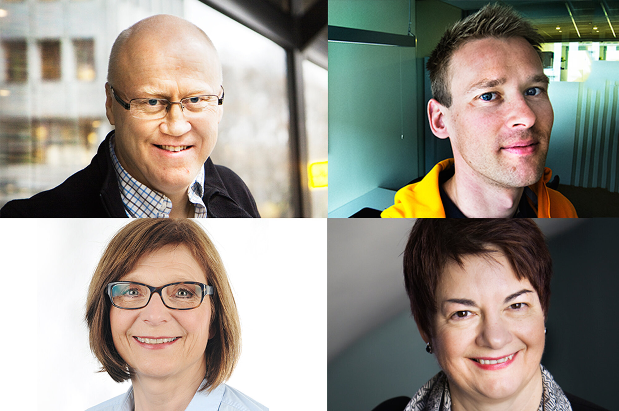 Nestlederkandidater NSF: Oddgeir Lunde, Sigbjørn Flatland, Solveig Bratseth og Karen Bjøro Nestlederkandidater NSF: Oddgeir Lunde, Sigbjørn Flatland, Solveig Bratseth og Karen Bjøro