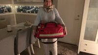 Elisabeth J&oslash;rgenv&aring;g med jordmorkoffert