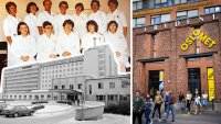 Kreftsykepleierutdanningen før og nå Montasjen viser det første kullet av kreftsykepleierstudenter, Radiumhospitalet i 1982 og Oslomet i 2018.