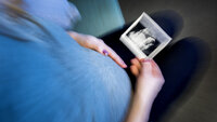 gravid med ultralydbilde