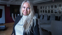 Bildet viser NSF-leder Lill Sverresdatter Larsen