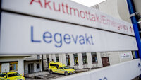 bilde av legevaktinngangen i Innlandet
