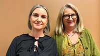 Judy-Christin Sørensen og Sidsel Ellingsen bildet viser Judy-Christin Sørensen og Sidsel Ellingsen
