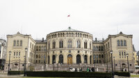 Stortinget Bildet viser Stortingsbygningen
