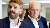 Bildet viser Jan Christian Vestre og Jonas Gahr Støre Bildet viser Jan Christian Vestre og Jonas Gahr Støre