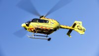 Helikopter Bildet viser en helikopter fra luftambulansen